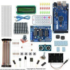  MEGA ADK R3 + Distance sensor + L293D + Joystick Starter Kit