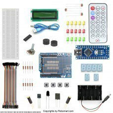  Nano V3 1602 Lcd Starter Kit With 17 Basic Arduino Projects