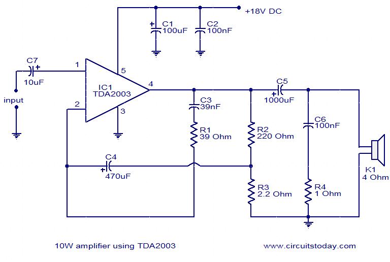stereo amplifier circuit BA5417