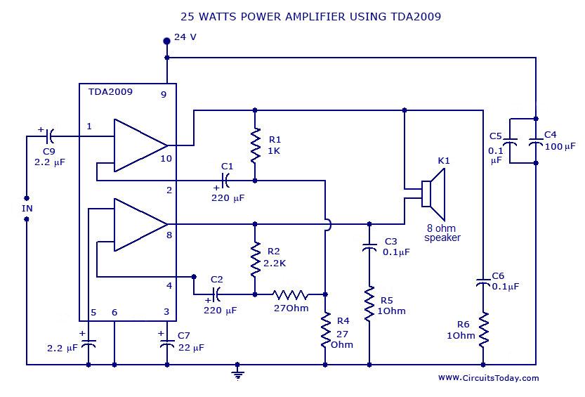 stereo amplifier circuit BA5417