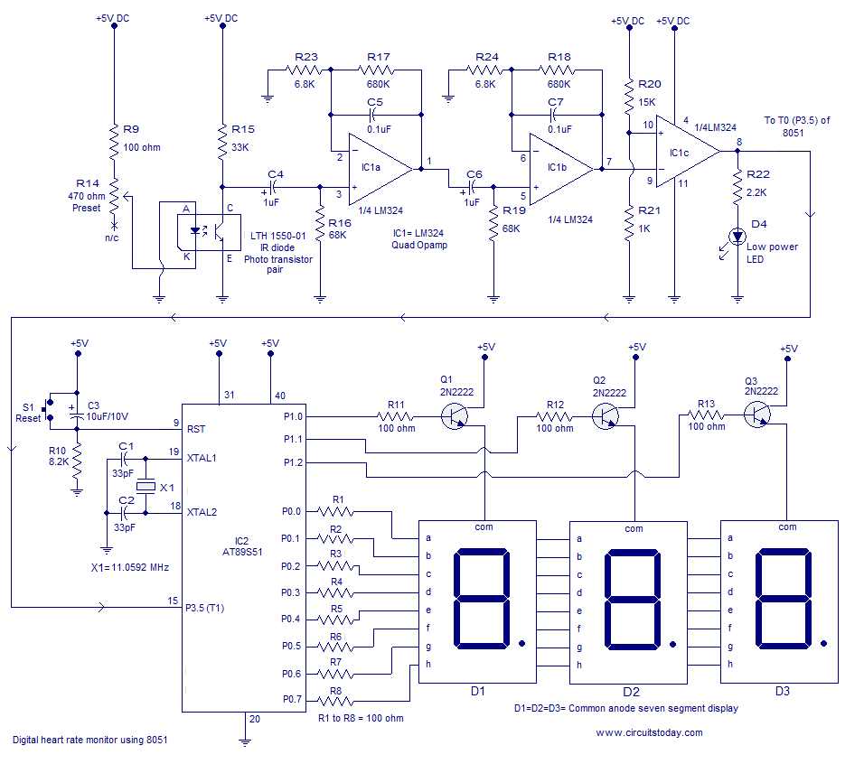 visitor counter using 8051 