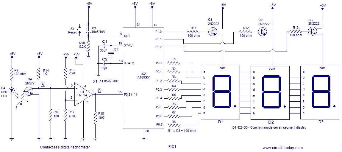 visitor counter using 8051 