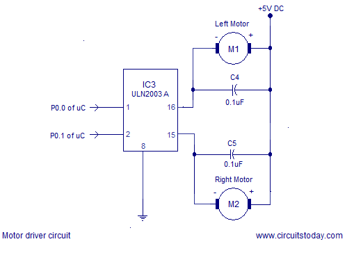 line follower robot motor driver