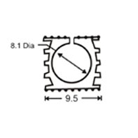 HeatSink Type PI02 - 9mm 1-TO5-Heatsinks