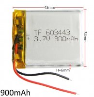 Lithium Ion Battery 3.7v 900mA in chennai