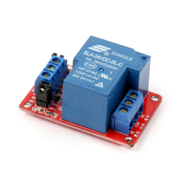 1 x DC 12V - 30A Opto Isolated High/Low Level Triggering Relay Module